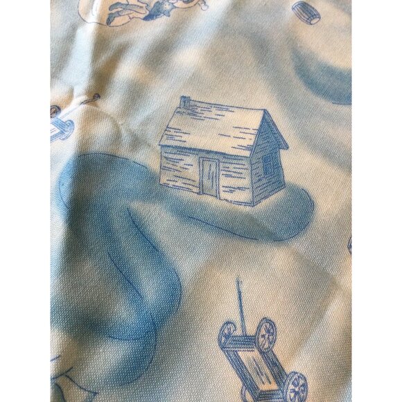 Vintage Wizard of Oz Fabric Dorothy Toto Cyclone 2000 L Frank Baum OOP Rare - Picture 3 of 3